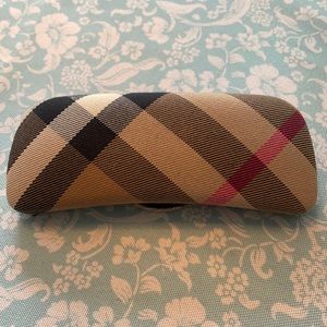 Authentic Burberry Nova Check hard glasses case!